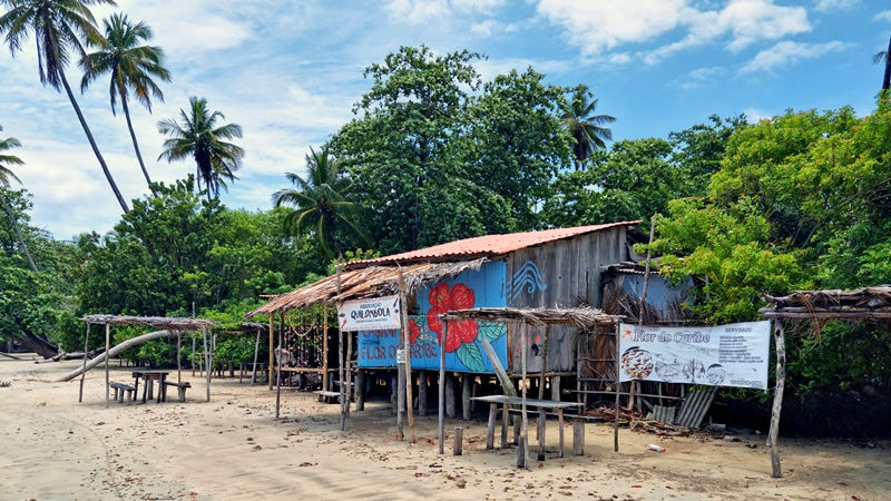 Barraca Flor do Caribe Praia de Tassimirim Boipeba
