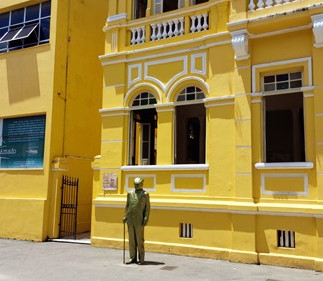 Fachada do Museu Casa de Jorge Amado em Ilhéus
