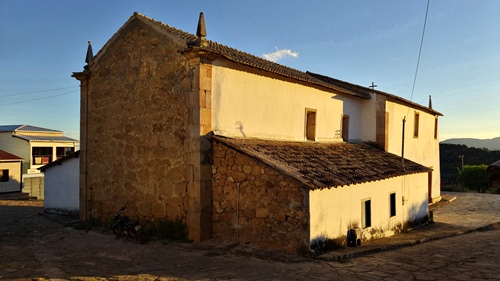 A antiga Igreja de Sto. Antônio, na Vila Portuguesa do Mato Grosso