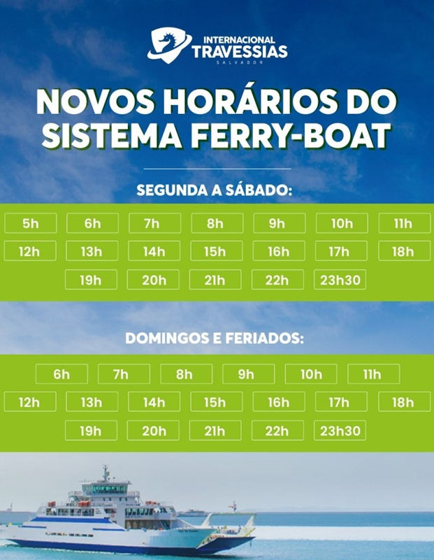 Horários do ferry boat