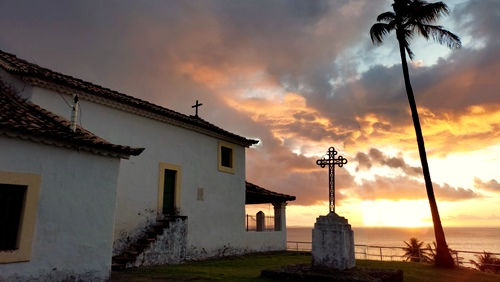 Pôr do sol Igreja de Nossa Senhora da Escada Plataforma Salvador