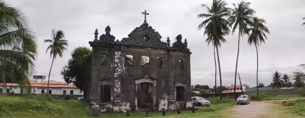 Ruínas da Igreja de Nossa Senhora da Conceição em Itaparica