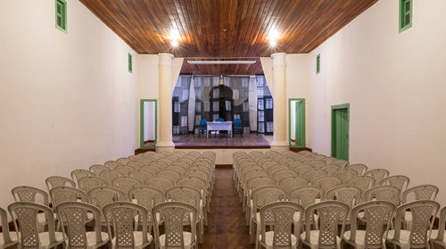 Interior do Teatro São Carlos em Rio de Contas