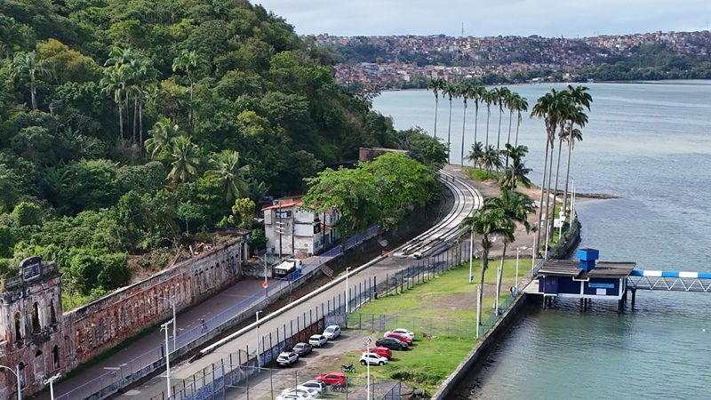 Ruínas Fábrica São Brás Estação Ferroviária de Plataforma Salvador
