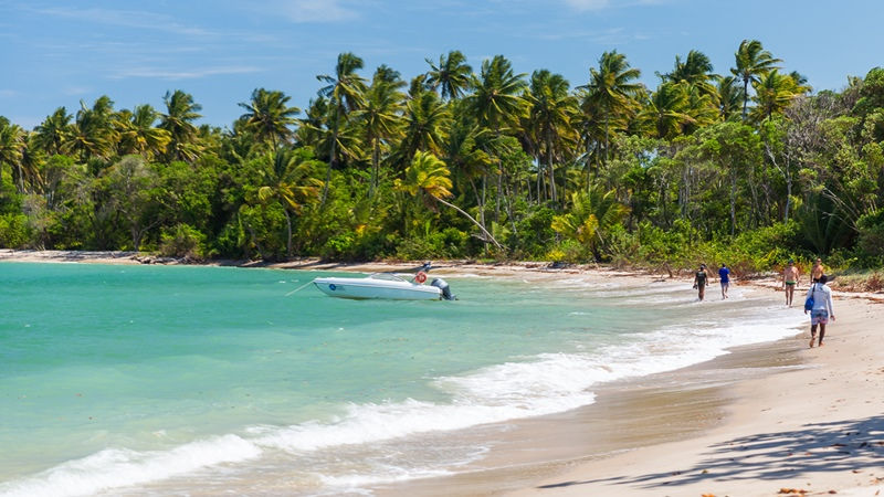Praia da Ponta dos Castelhanos paisagem espetacular Boipeba