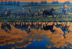 "Uma Janela para o Pampo". 2025
Óleo sobre tela, 145 x 210 cm

VENDIDO - SOLD