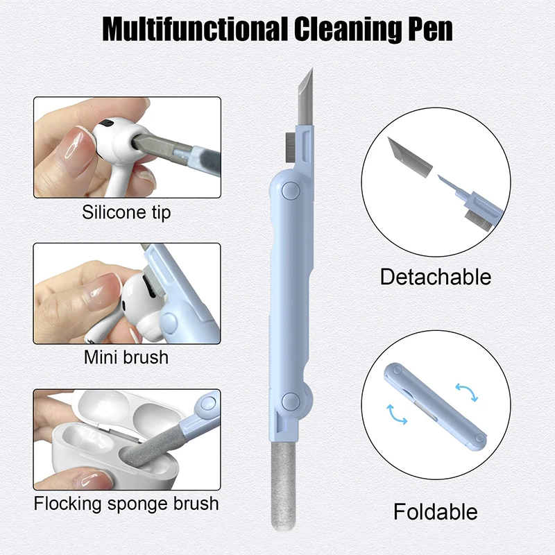Thumbnail: 7-In-1 Keyboard Cleaning Kits Airpods Cleaner Headset Cleaner Pen Laptop Screen
