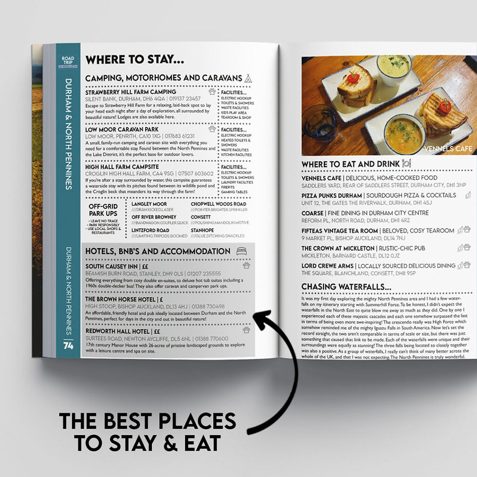 Thumbnail: Road Trip Northumberland Guide Book - Northumberland, The North East & North Pen