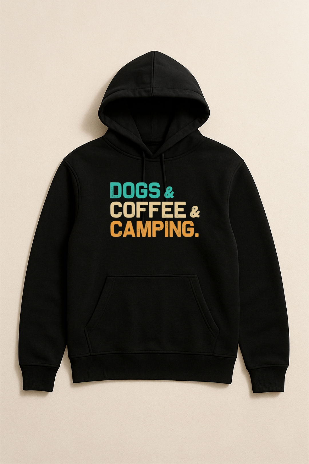 Dogs, Coffee & Camping Hoodie