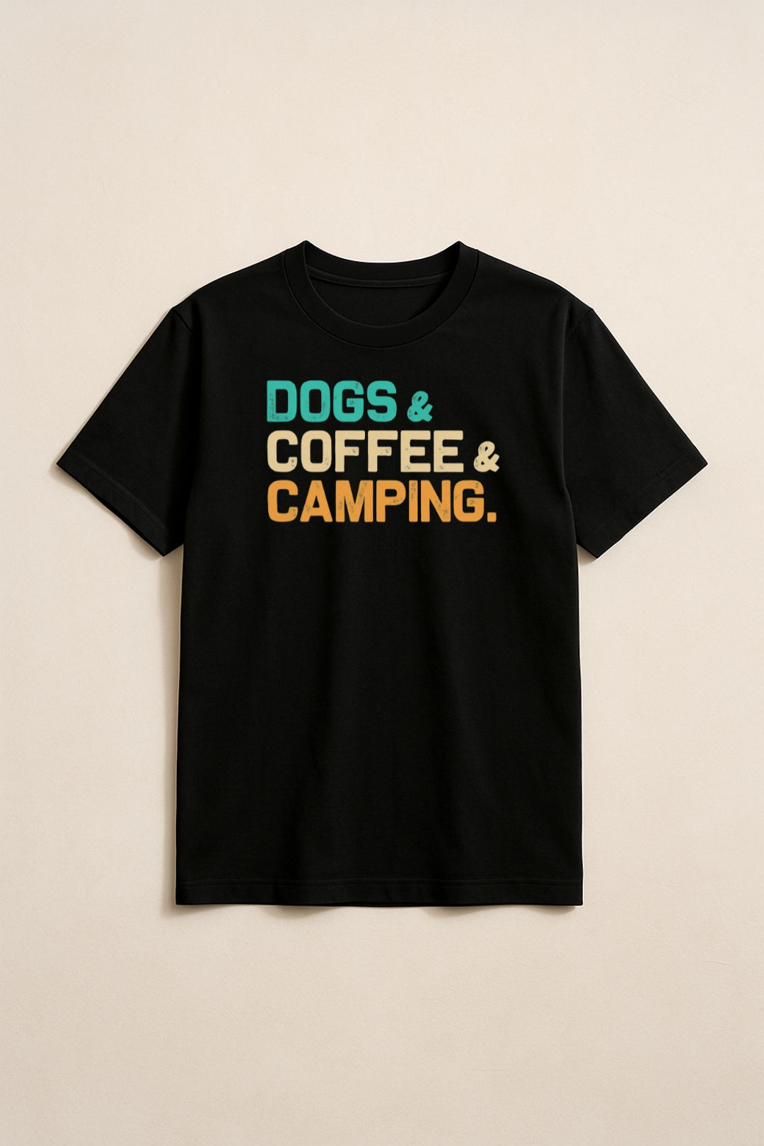 Dogs, Coffee & Camping T-Shirt