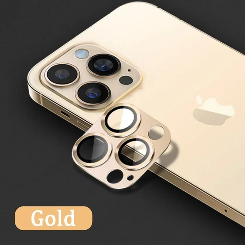 Thumbnail: Full Cover Camera Lens Protector on for Iphone 14 Pro Max Tempered Glass