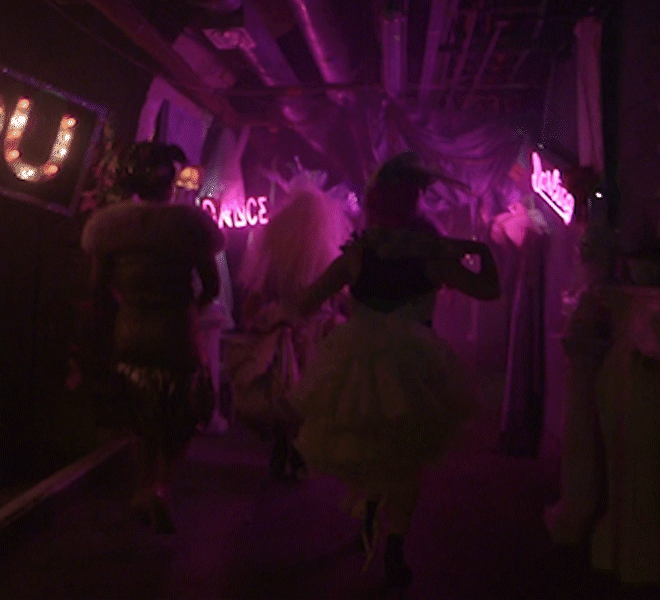set design london - Darling and Edge - the Vaults - Christmas 2015