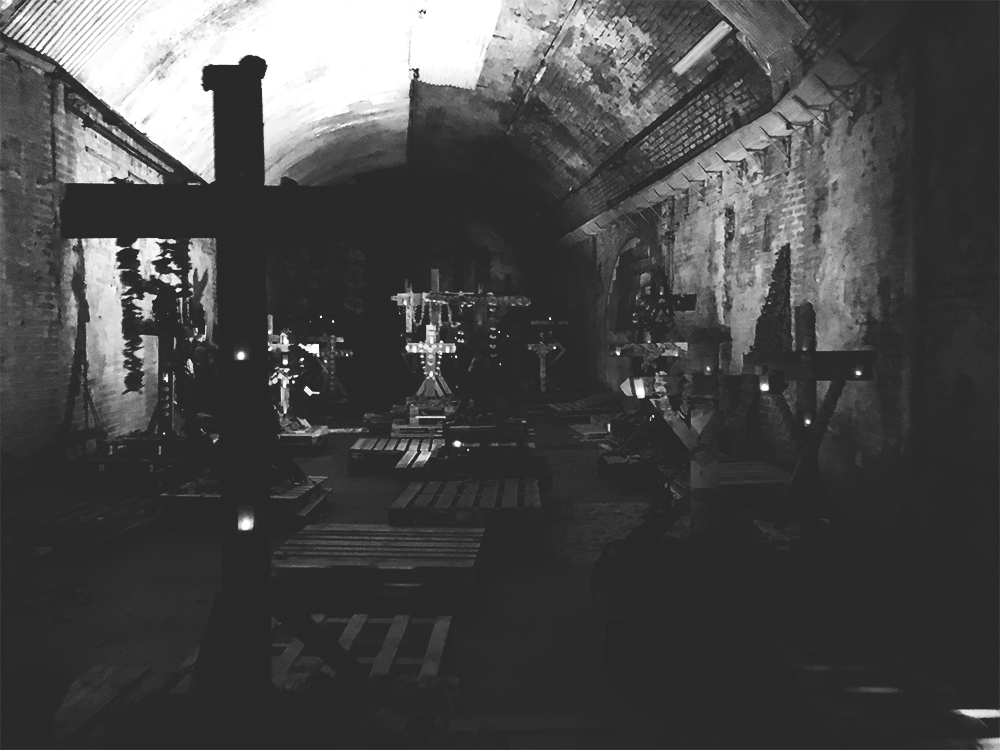 set design london - Darling and Edge - the Vaults - Christmas 2015
