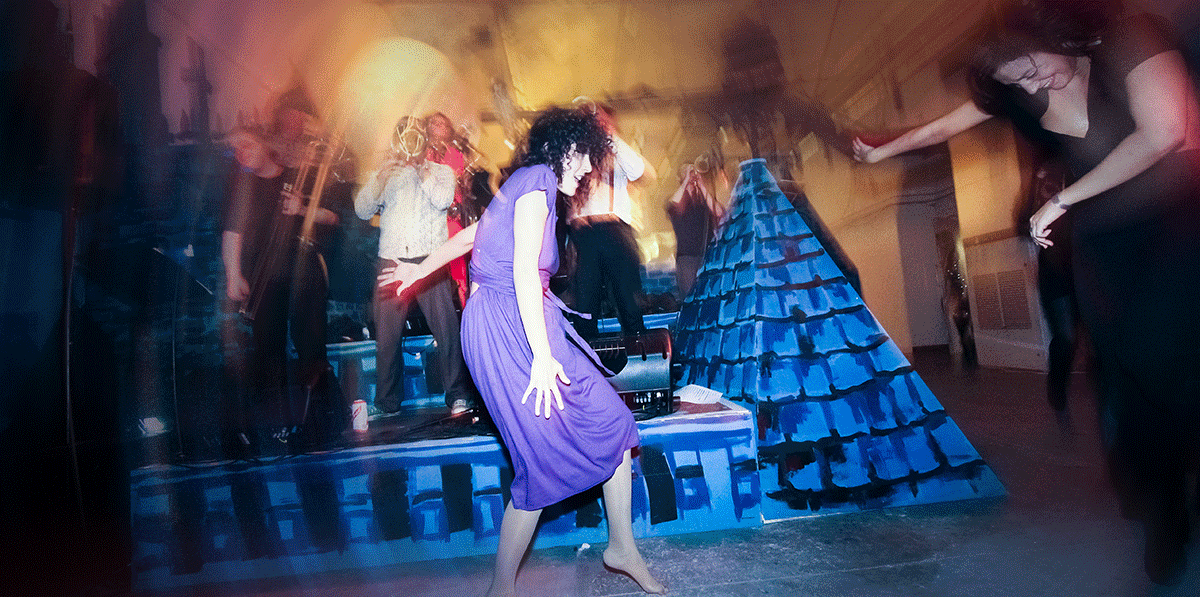 set design london - Darling and Edge - the Vaults - Christmas 2014