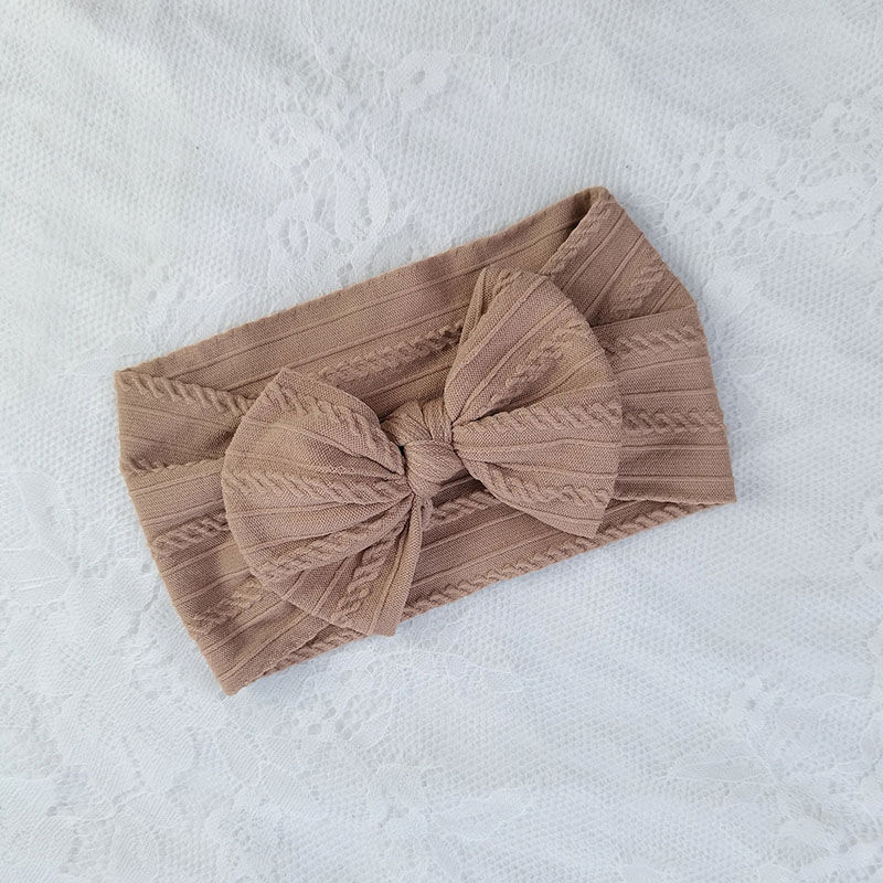 Thumbnail: The Clara Ribbed Bow Headband Set