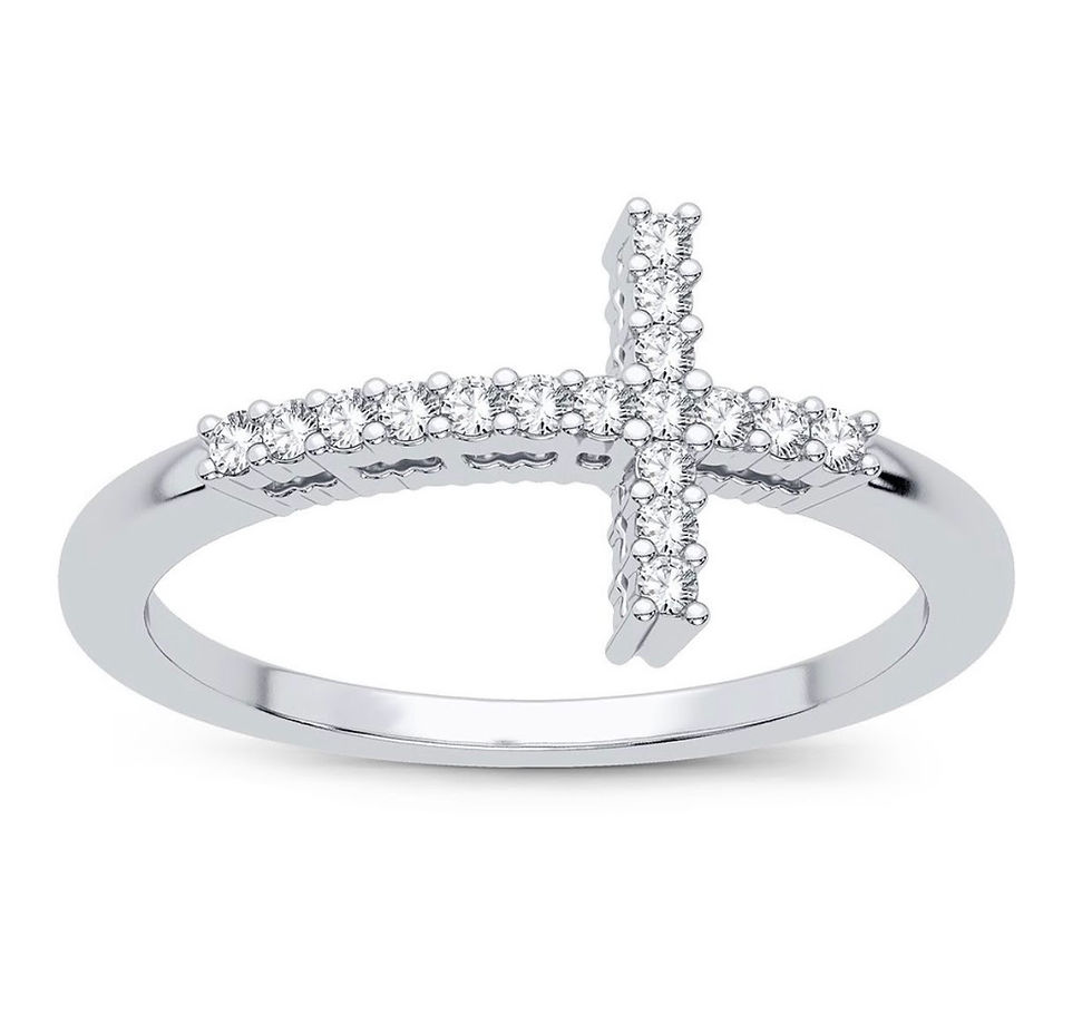 Thumbnail: Diamond Cross Ring