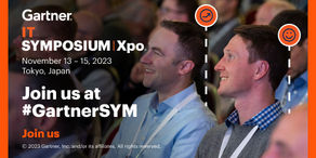 2023年11月13日 (月)15:10より「Gartner IT Symposium/Xpo™ 2023」オープンシアターにて、パロンゴ CEO 近藤が登壇します。また、ブース出展いたします。