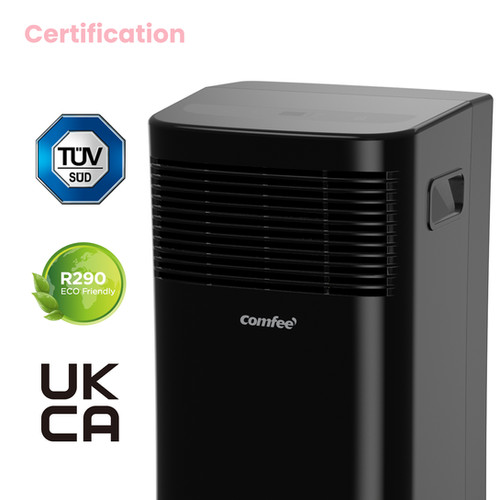Comfee MPPHA07CRN7 Portable Air Conditioner Black panel 7000BTU Comfee