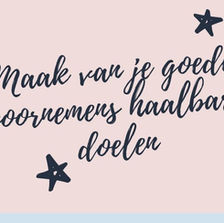Let's talk about ... Goede voornemens !