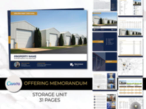 Offering Memorandum - Storage Unit