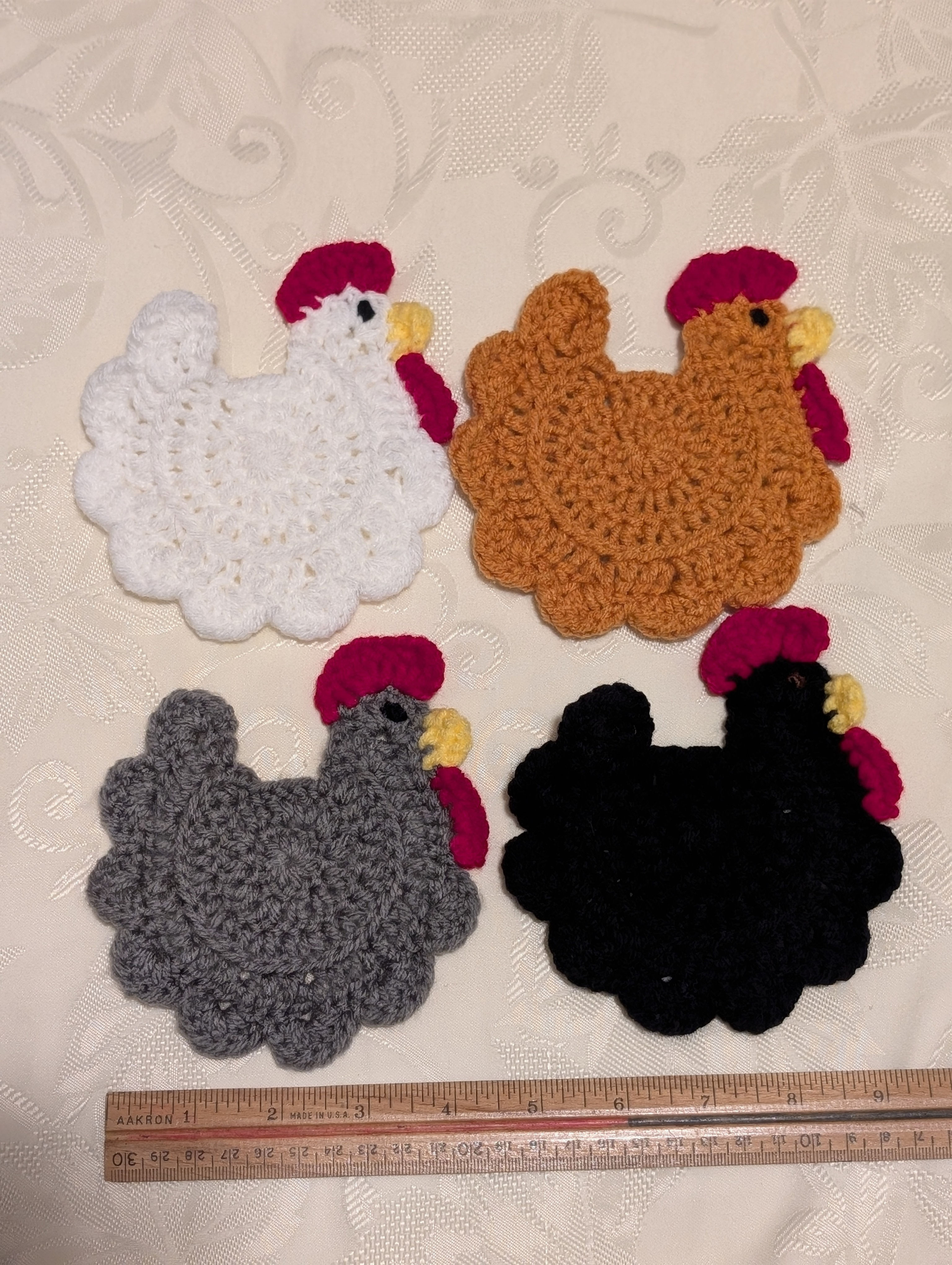 FLOCK OF HENS COASTERS