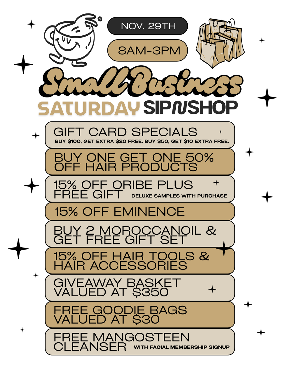 Small Business Saturday Marketing Flyer