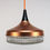 Thumbnail: Vintage 1970s Scandinavian Style Prismatic Glass Pendant Lamp