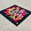 Thumbnail: Vintage XL Hand-Knotted Tunisian Kilim Wall Rug With Candle Design