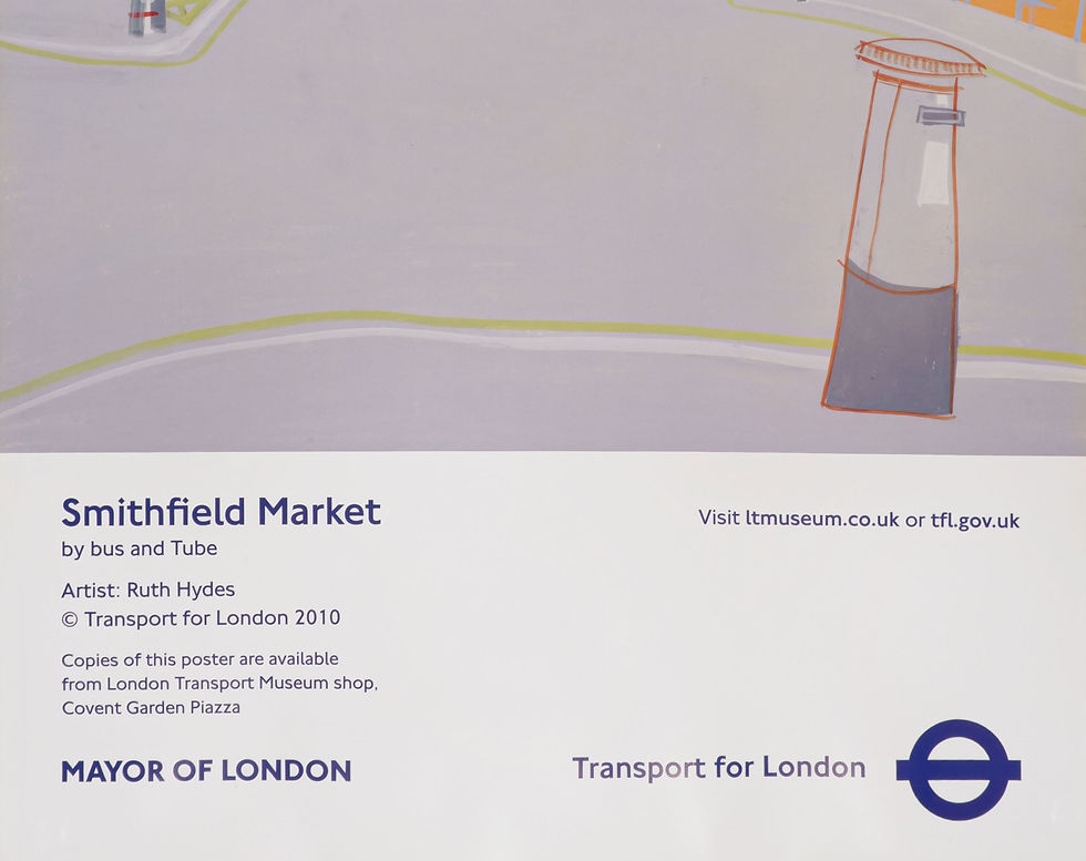 Thumbnail: Original ‘Smithfield Market’ Bus & London Underground Poster