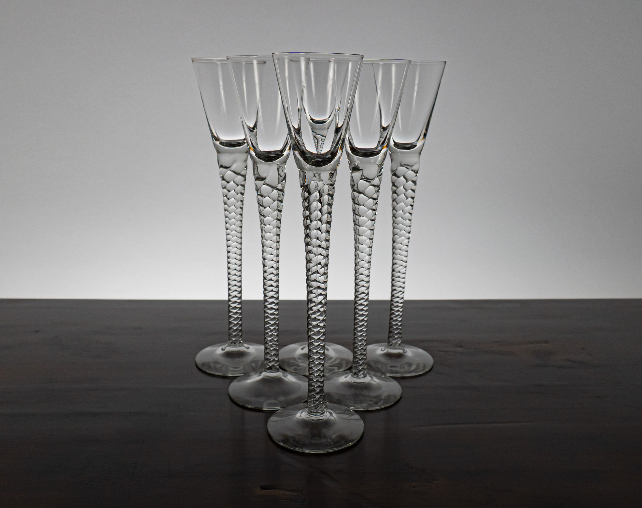 Set Of 6 Kastrup Holmegaard ‘Amager’ Tall Schnapps Drinking Glasses