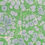 Thumbnail: Vintage French Hand-Marbled Paper 76x50cm – Green Spots Design