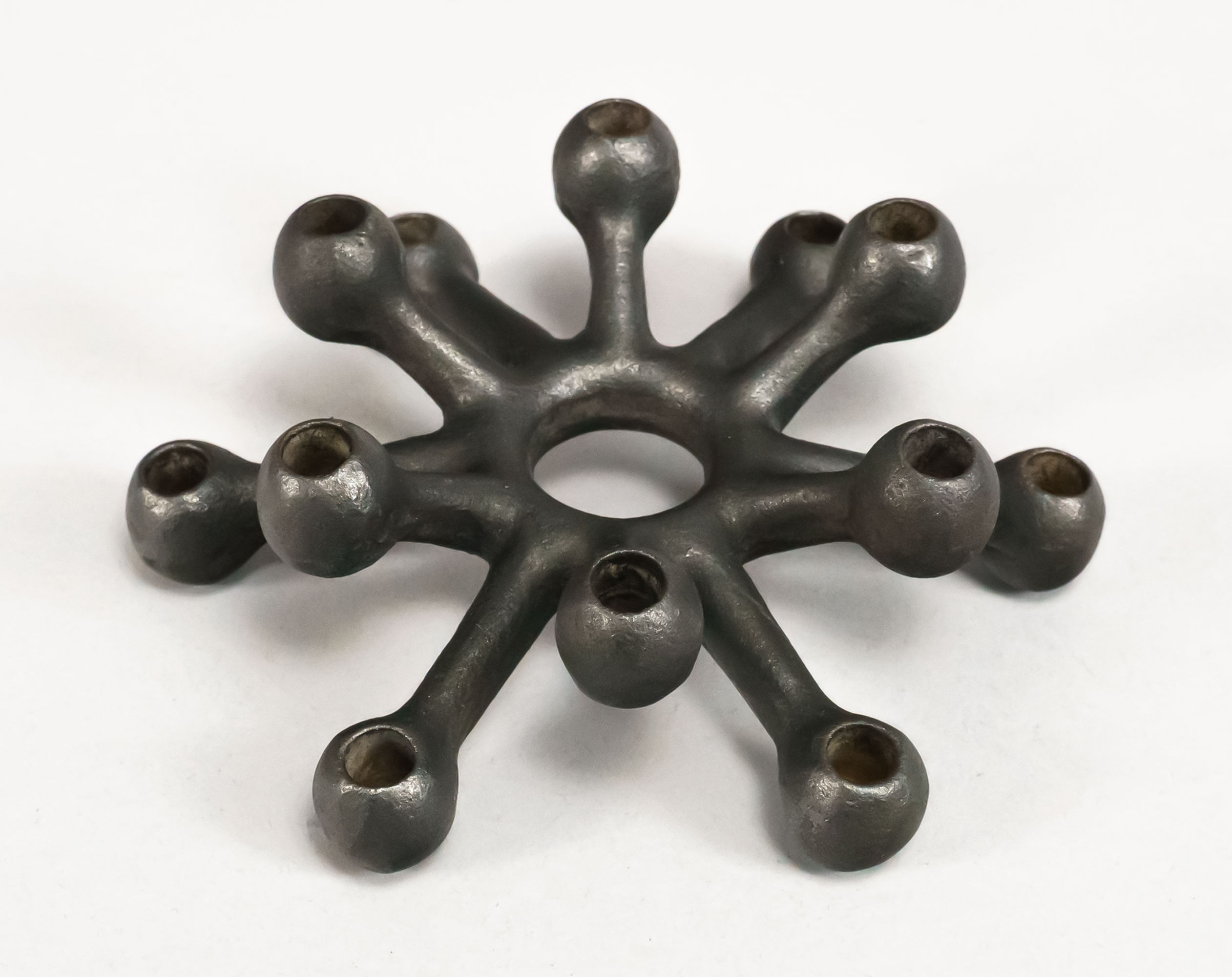 Vintage 1960s Danish Dansk Designs Quistgaard ‘Spider’ Cast Iron Candleholder