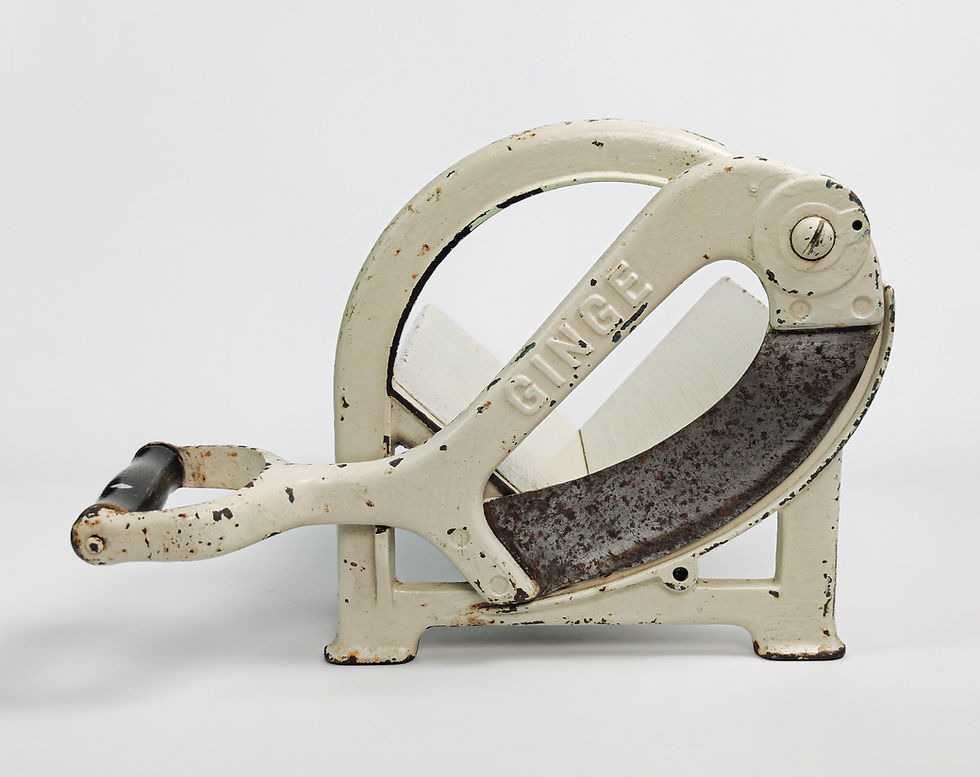 Thumbnail: Ginge - 1950s Danish Cast Iron Bread Slicer