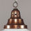 Thumbnail: Antique 1920s Large British School / Church Thick Opaline Glass Pendant Lamp
