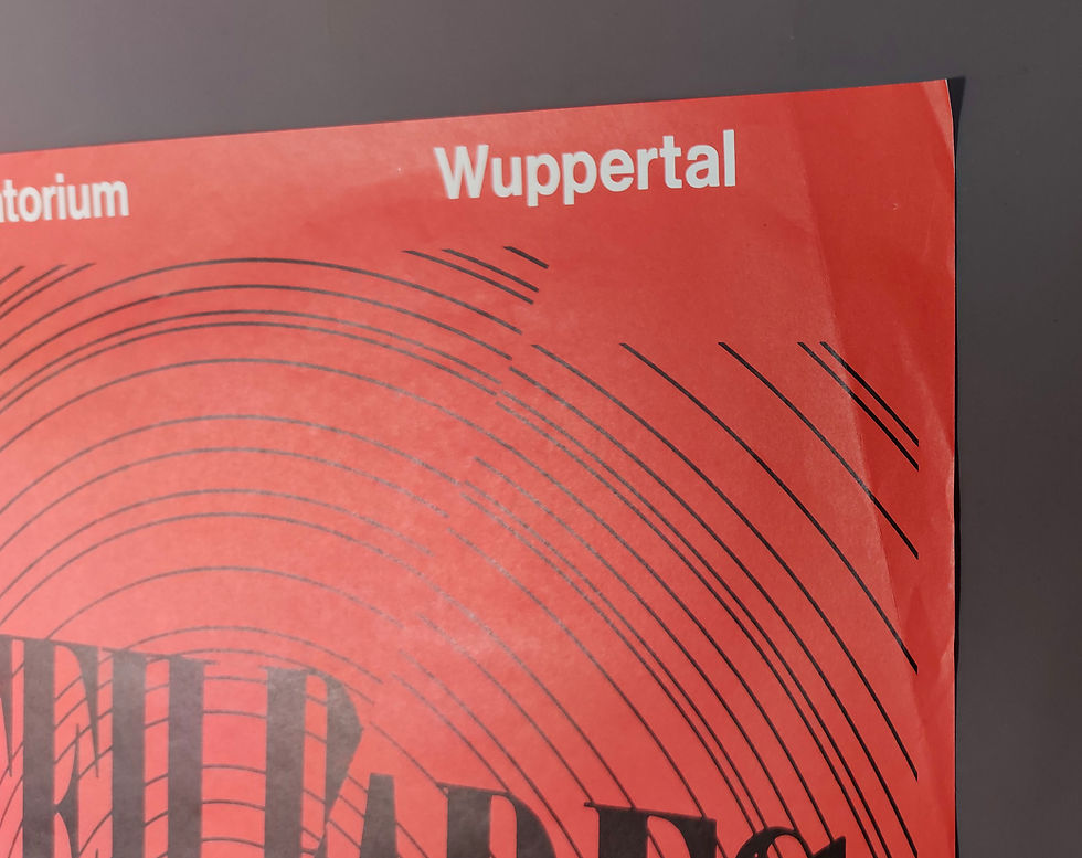 Thumbnail: Original Vintage 1966 'German Unity Day' Wuppertal Poster