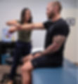 Christine with physiotherapy client for arm rehab.jpg