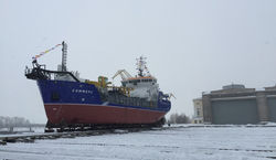 PLM 1215 dredging crane