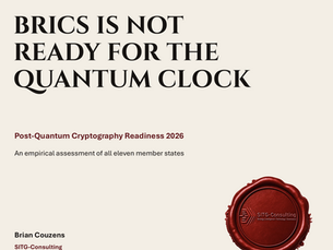Cover of BRICS Post-Quantum Cryptography Readiness 2026 by Brian Couzens, SITG-Consulting