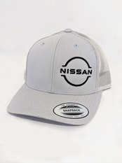 Nissan Grey/White Snap Back