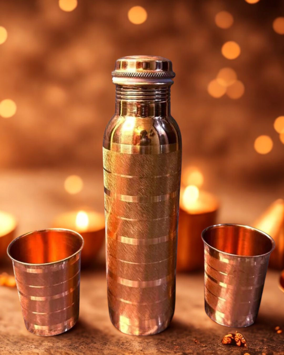 Radiant Stripes Copper Gift Set