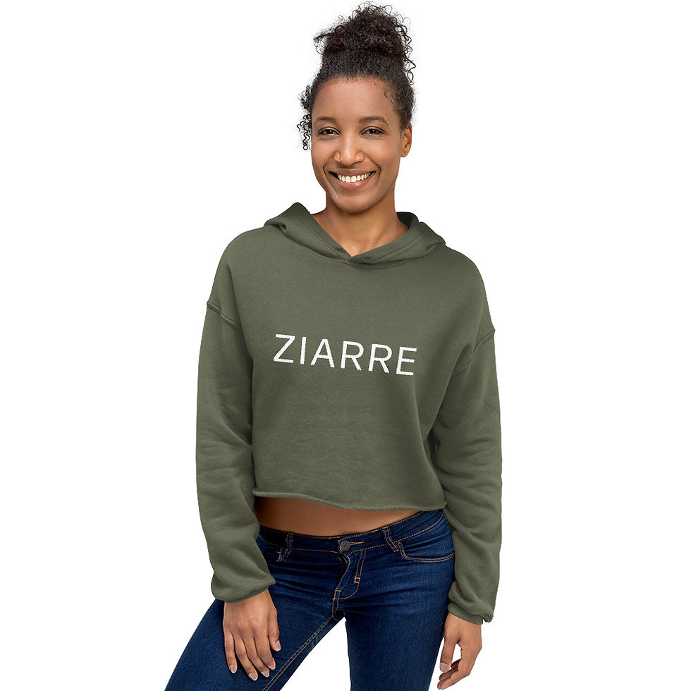 Thumbnail: ZIARRE Crop Hoodie