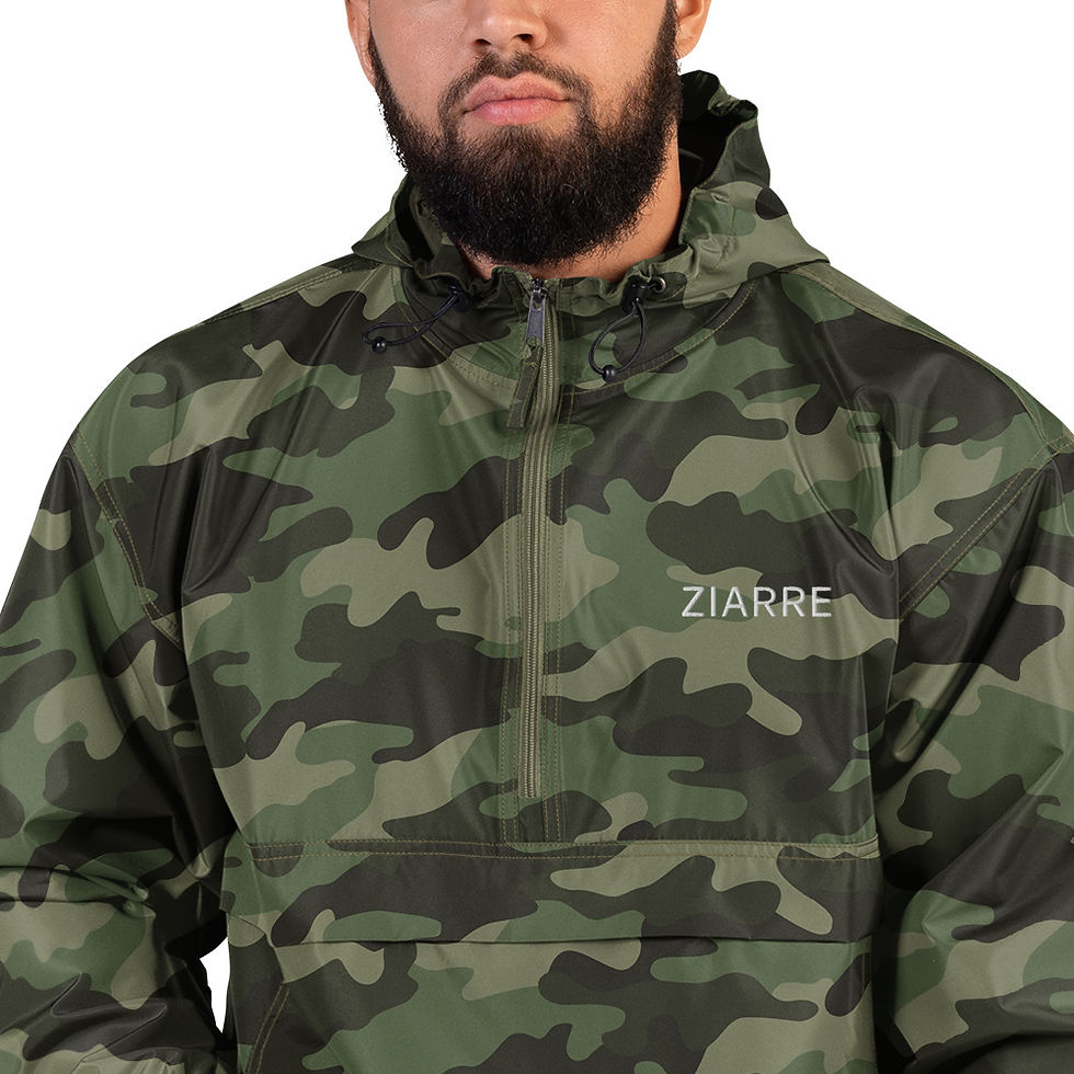 縮圖：ZIARRE Embroidered Champion Packable Jacket (Unisex)