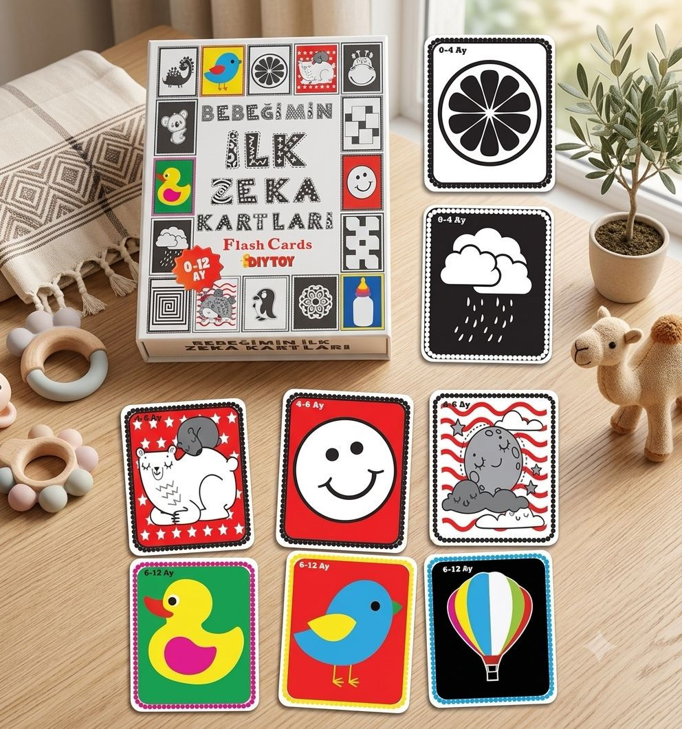 My Baby’s First Brain Cards – 0-12 Month High-Contrast Development Set