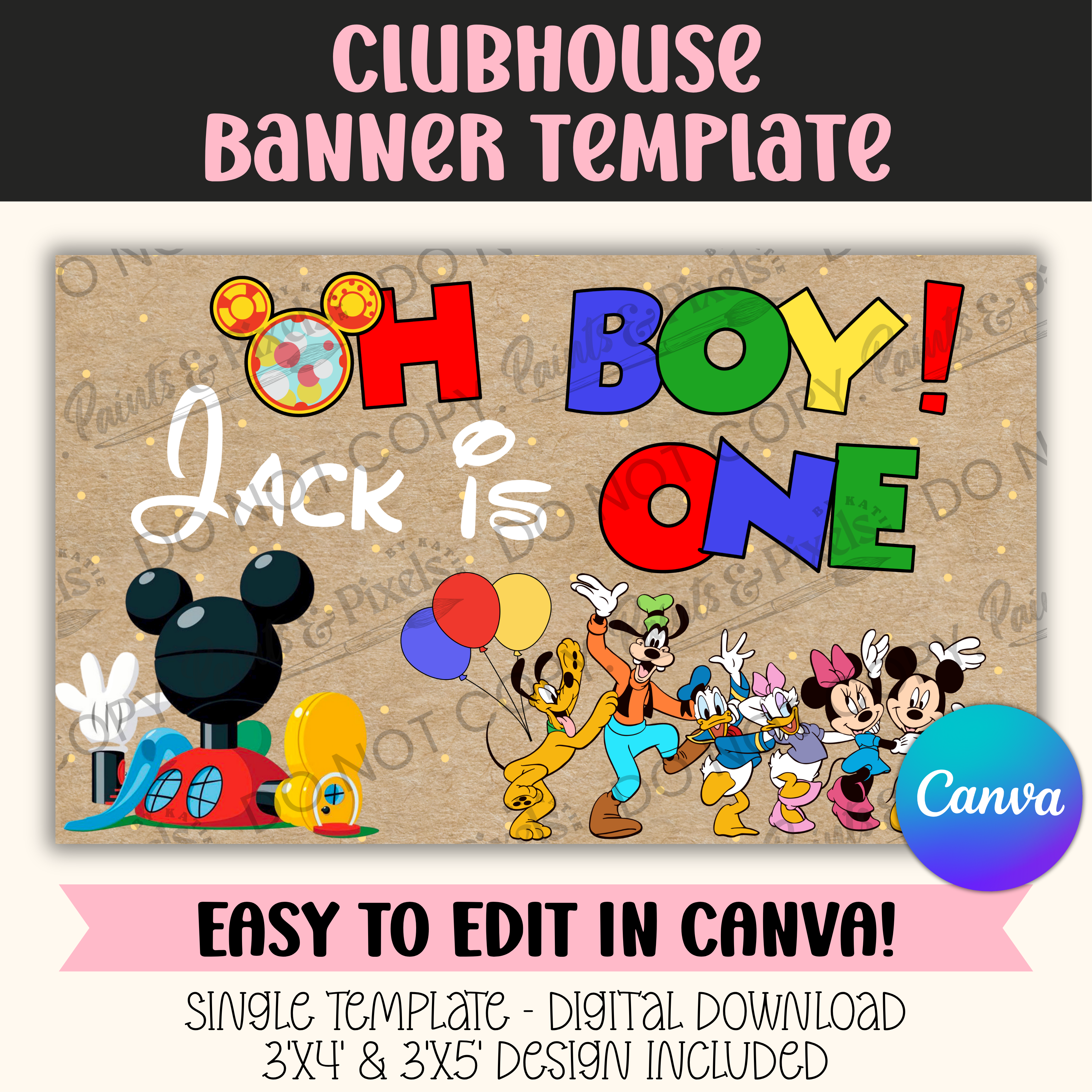 Clubhouse Banner - Single Template