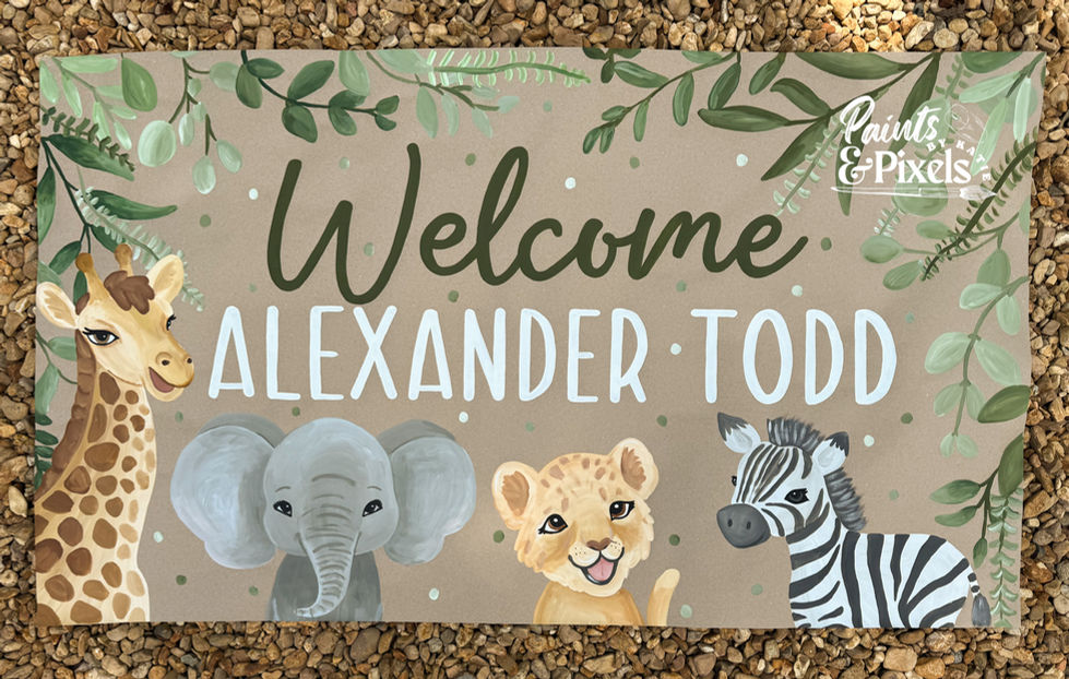Zoo Animals Baby Shower