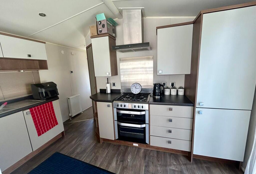 Kitchen area in the open plan living space