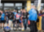 Prince Harry meeting Invictus Games athlete at Lee Valley VeloPark