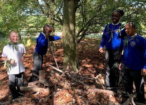 Forest School session with Youth and Schools