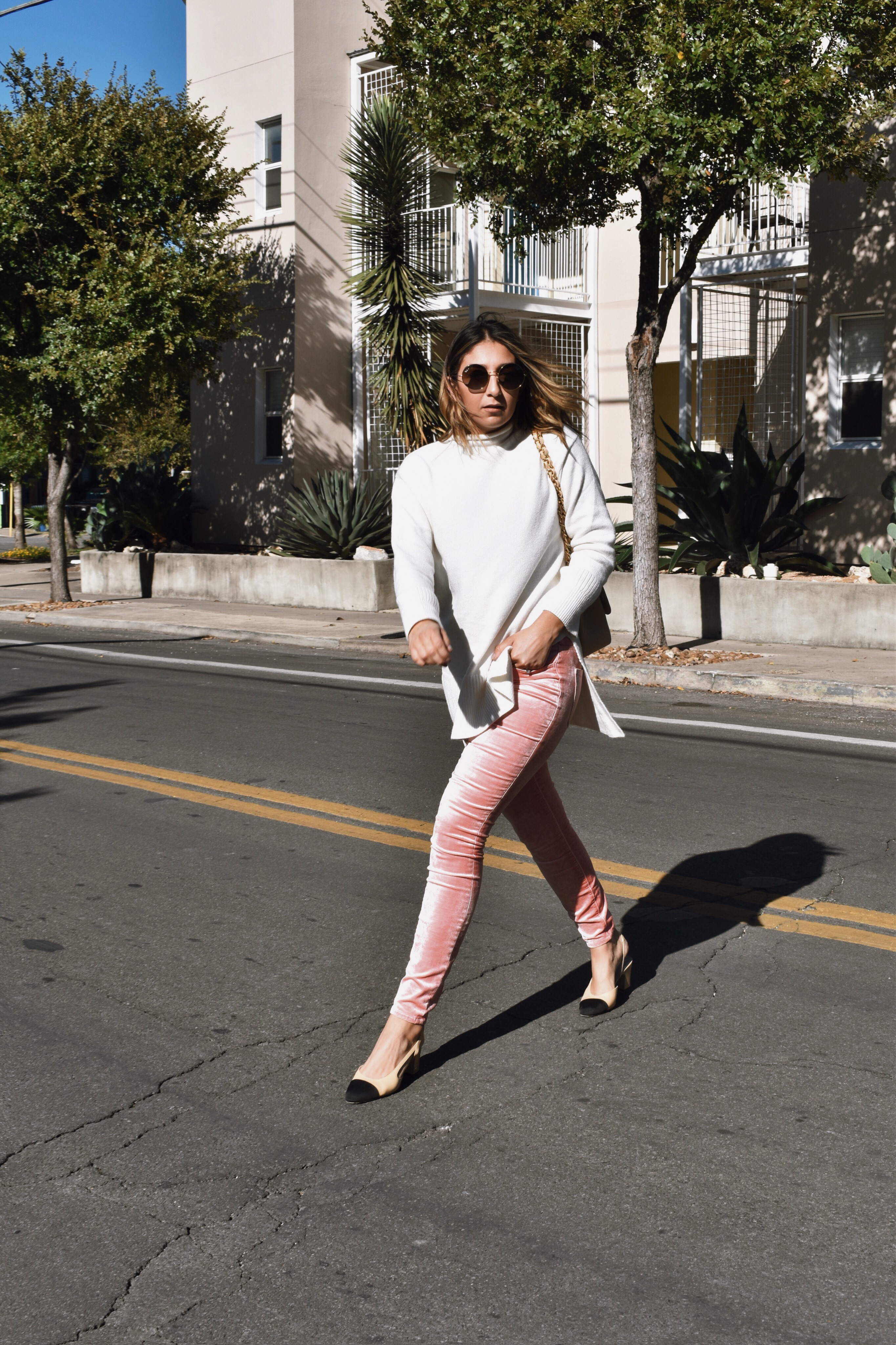 Pink Velvet Pants