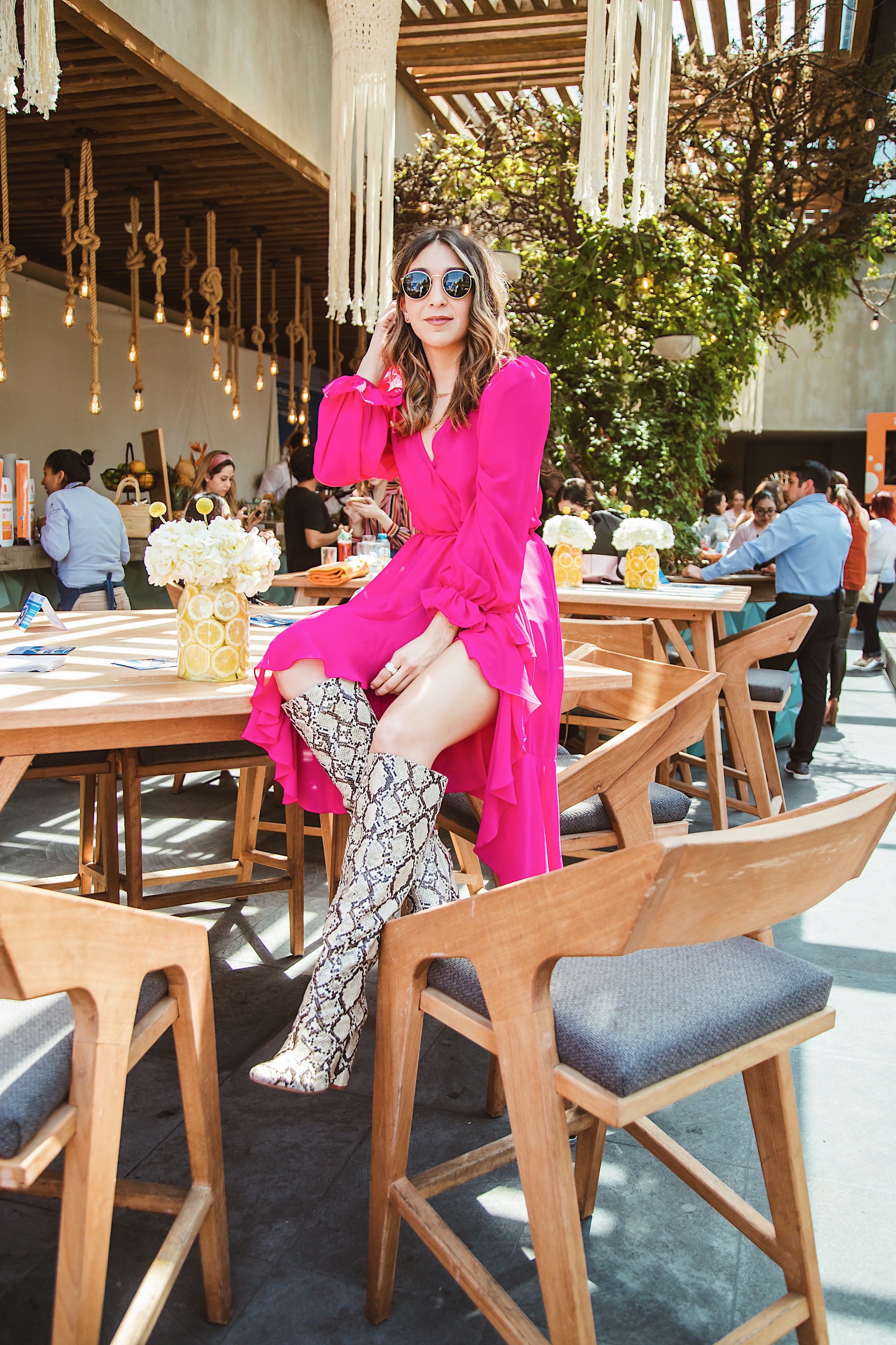 Tropical meets city: La Roche Posay Launch